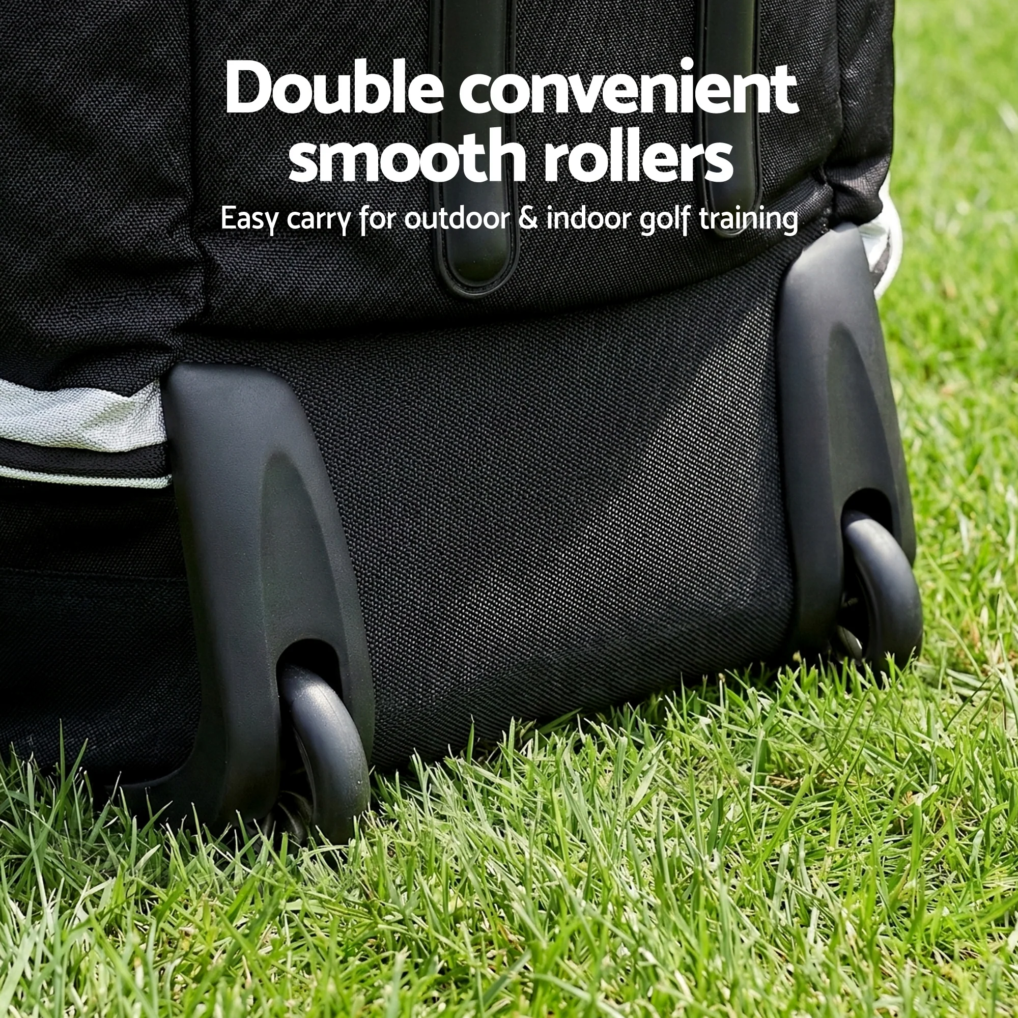 1 pc Everfit Golf Travel Bags for Airlines with Wheels Golf Clubs Hard Case Foldable - Image 4