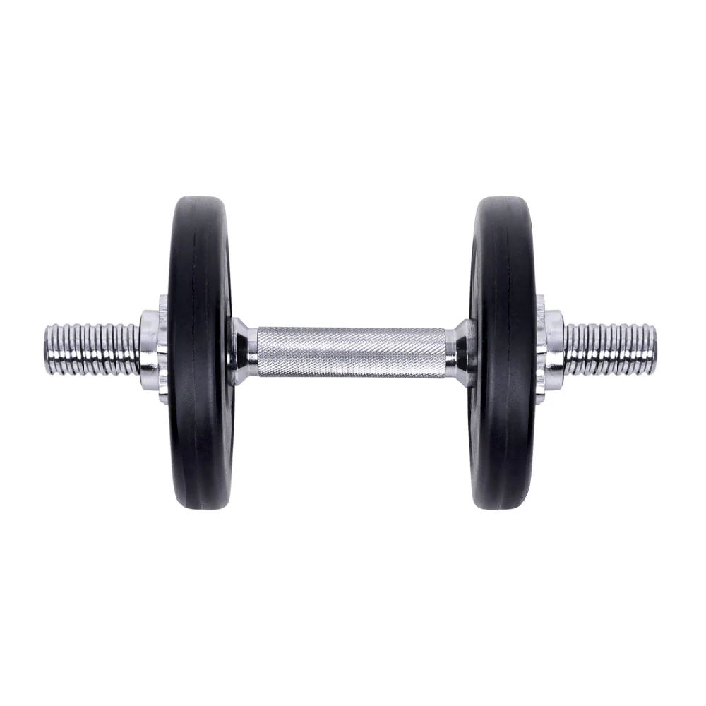 Everfit 10kg Dumbbell Set Weight Plates Dumbbells Lifting Bench - Image 3