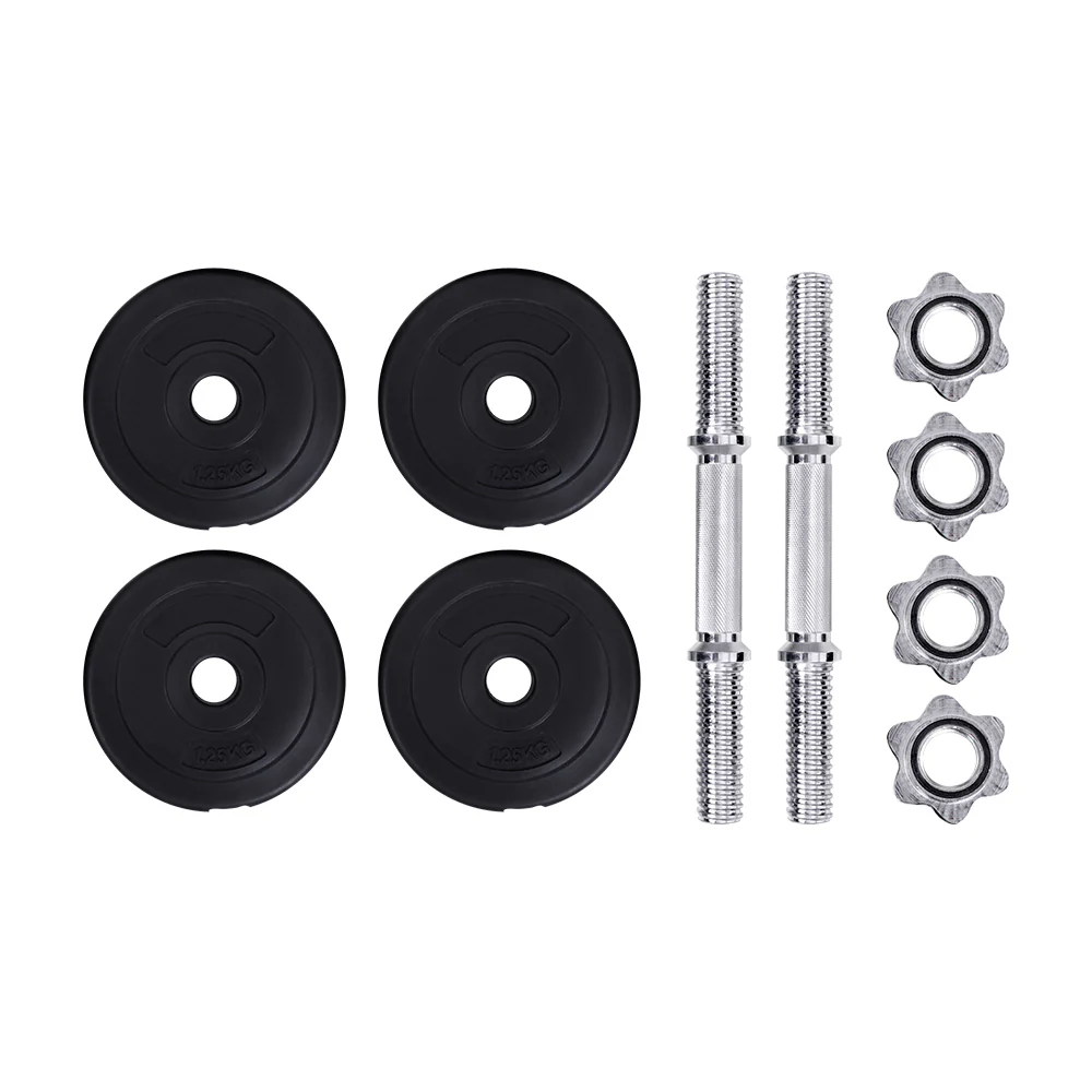Everfit 10kg Dumbbell Set Weight Plates Dumbbells Lifting Bench - Image 4