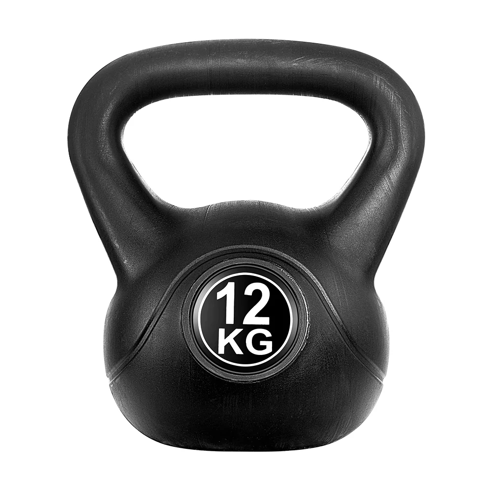 Everfit 12kg Kettlebell Set Weight Lifting Bench Dumbbells Kettle Bell Gym Home - Image 3