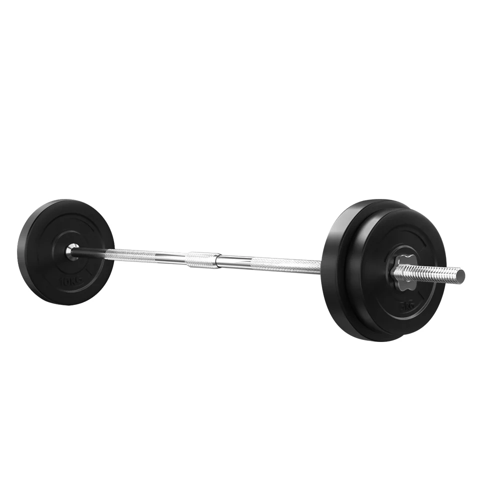 Everfit 38kg Barbell Set Weight Plates Bar Lifting Bench 168cm - Image 4