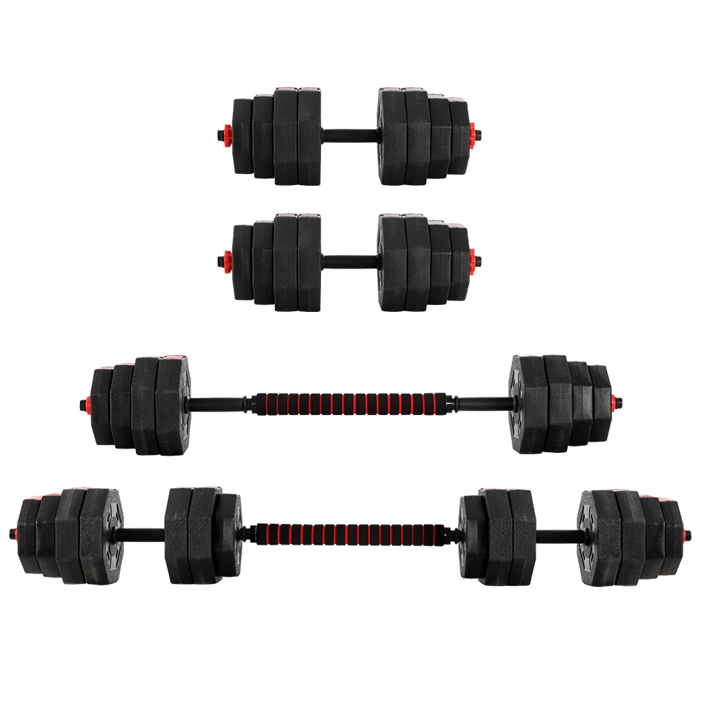 Everfit 40kg Dumbbells Barbell Set Adjustable Dumbbell Weight Lifting - Image 3