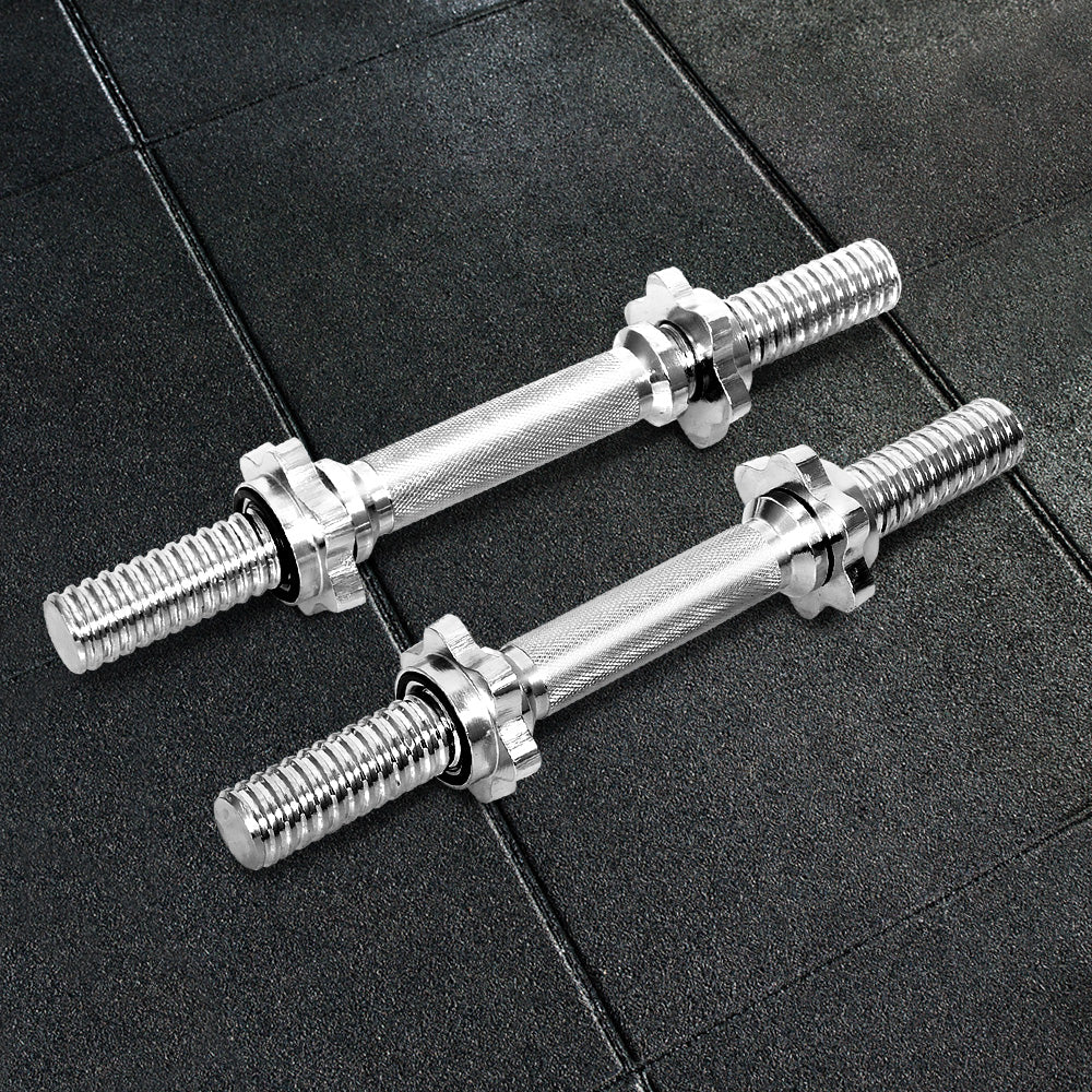 Everfit 45cm Dumbbell Bar Gym Home Exercise 150kg Capacity - Image 8