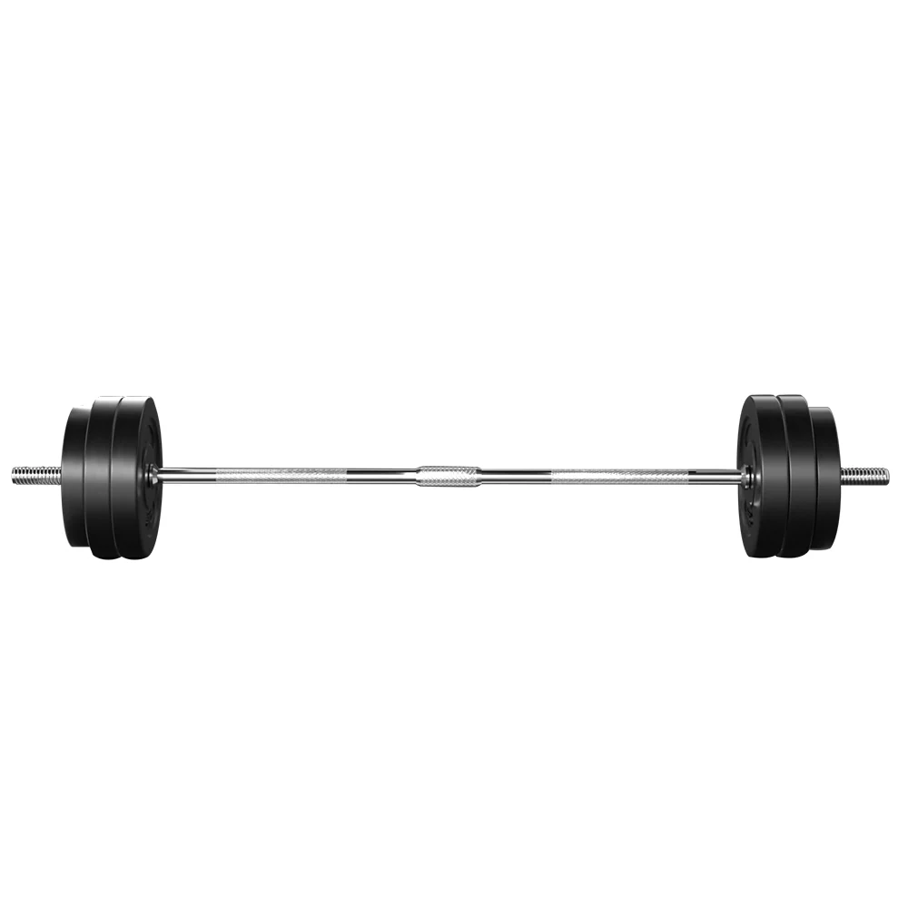 Everfit 58kg Barbell Set Weight Plates Bar Lifting Bench 168cm - Image 3
