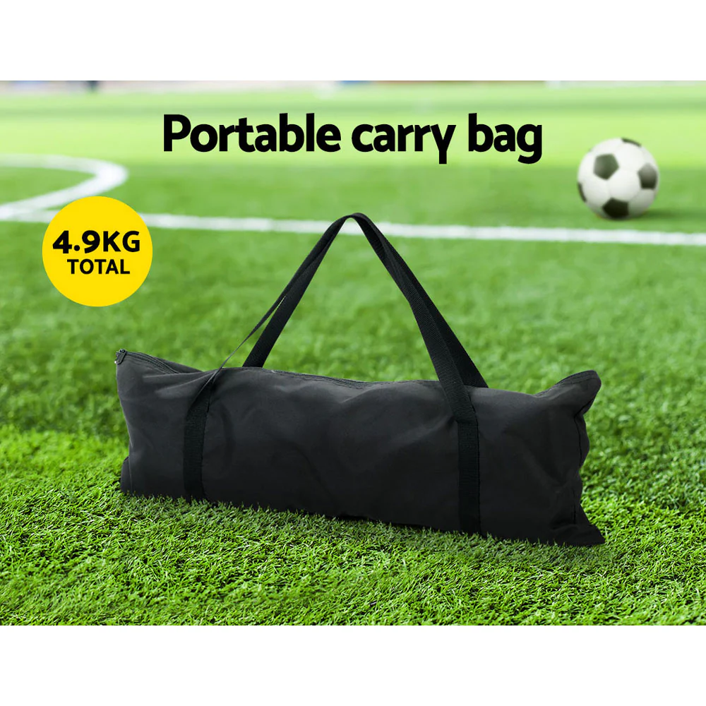 Everfit 1.8m Football Soccer Net Portable Goal Net Training 3 Target Zone - Image 6