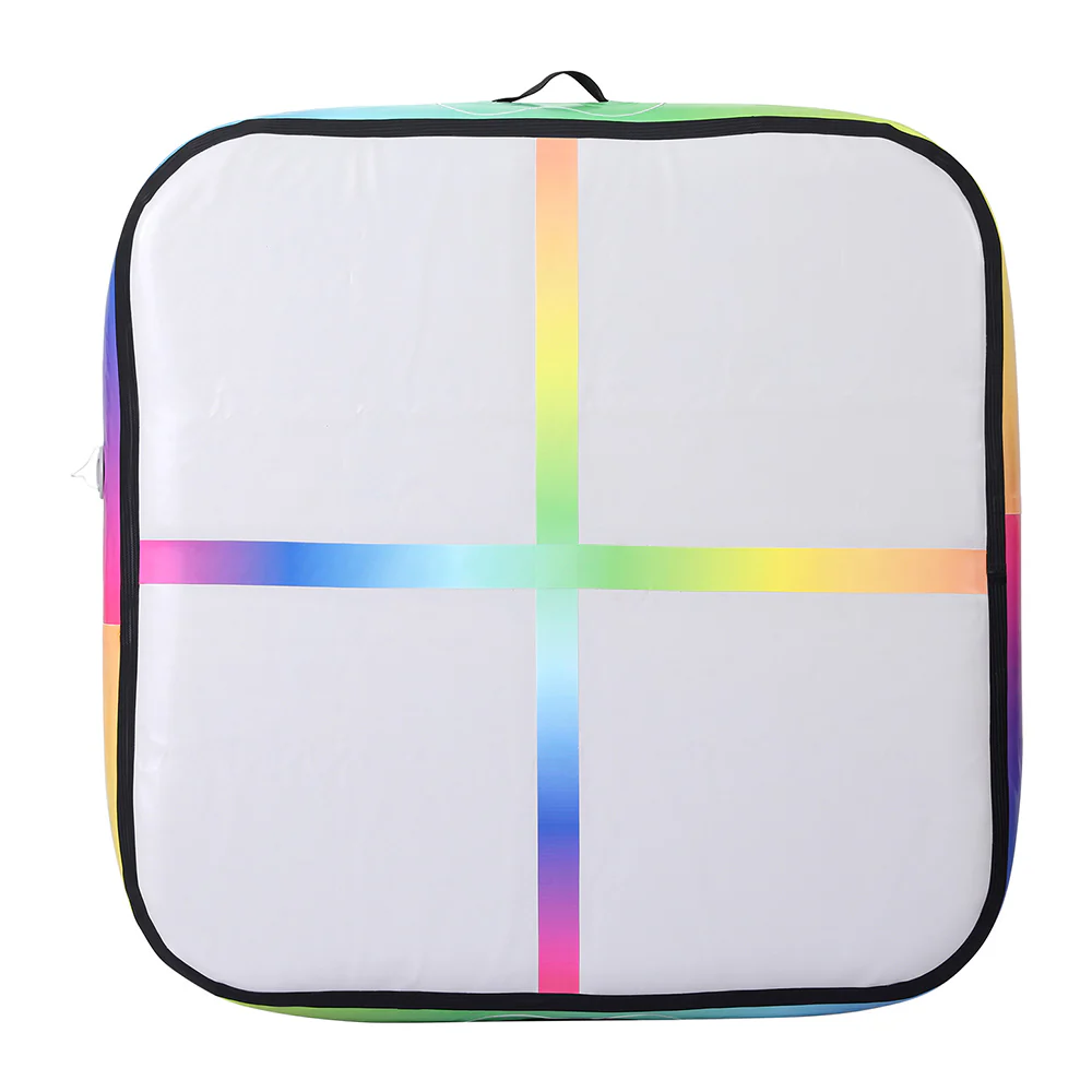 Everfit 1m Air Track Mat Inflatable Gymnastics Tumbling Mat Colourful - Image 3