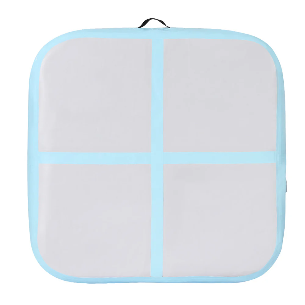 Everfit 1m Air Track Mat Inflatable Gymnastics Tumbling Mat W/ Pump Mint Green - Image 4