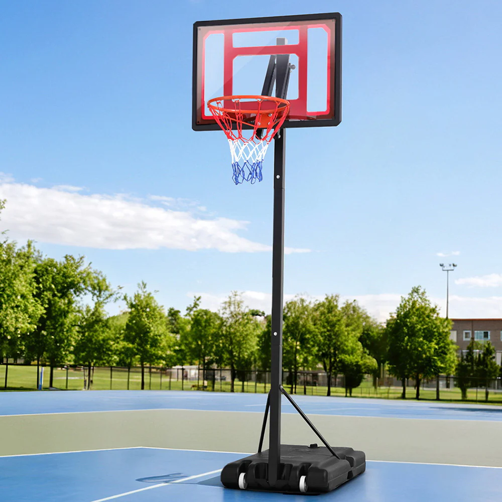Everfit 2.6M Basketball Hoop Stand System Portable Kid - Image 2