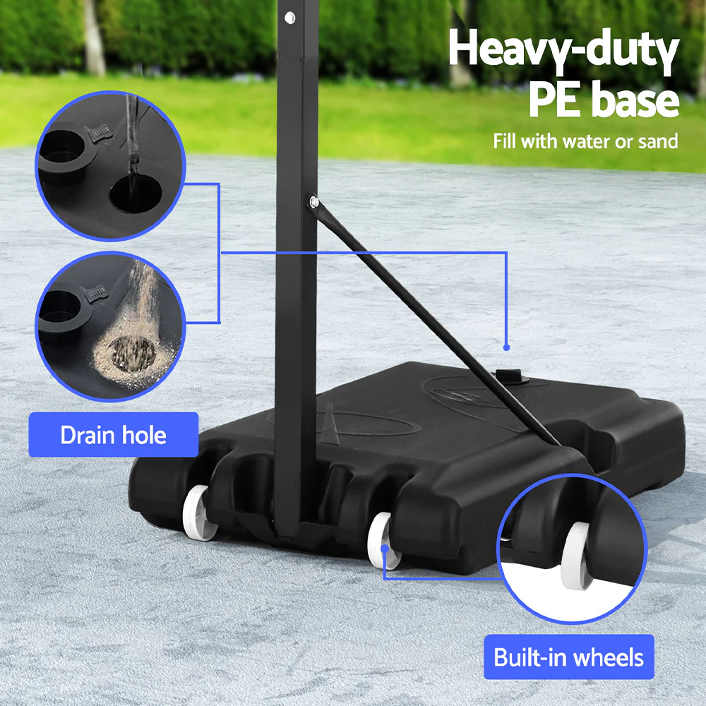 Everfit 2.6M Basketball Hoop Stand System Portable Kid - Image 7