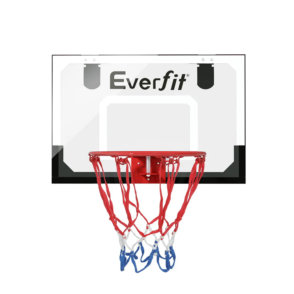 Everfit 23 Mini Basketball Hoop Backboard Door Wall Mounted Sports Kids Black - Image 3