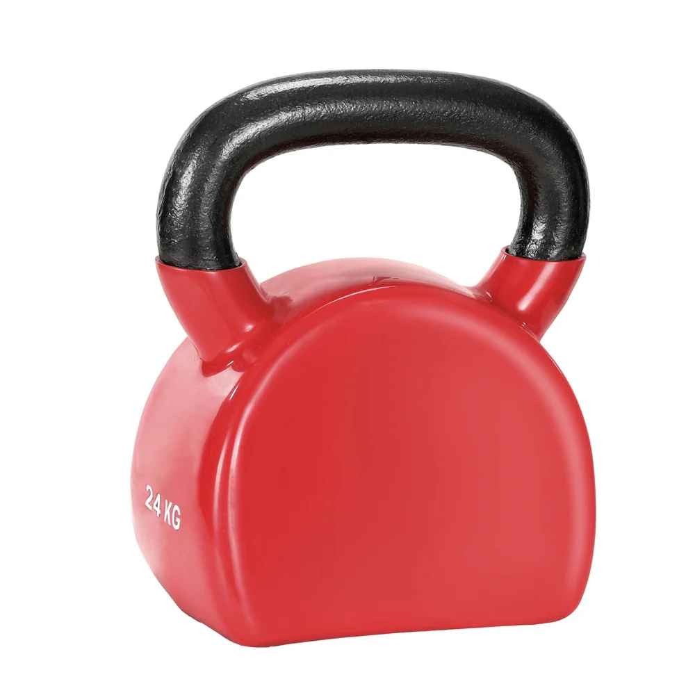 Everfit 24kg Kettlebell Set Weightlifting Bench Dumbbells Kettle Bell Gym Home - Image 4