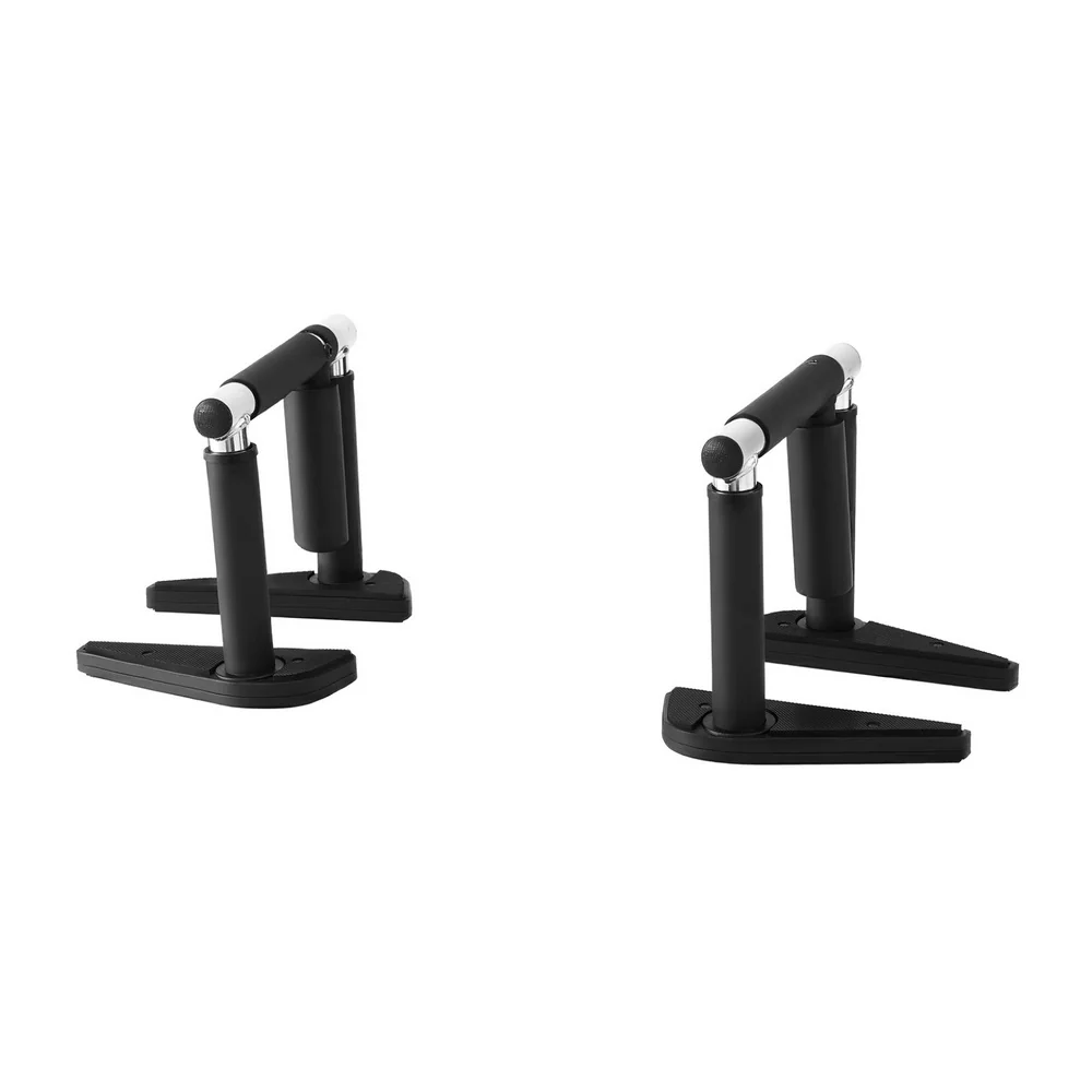 Everfit 2Pcs/Set Pull Up Bar Portable Foldable Dip Station Multi Gym 120kg Home Power Station Black - Image 3