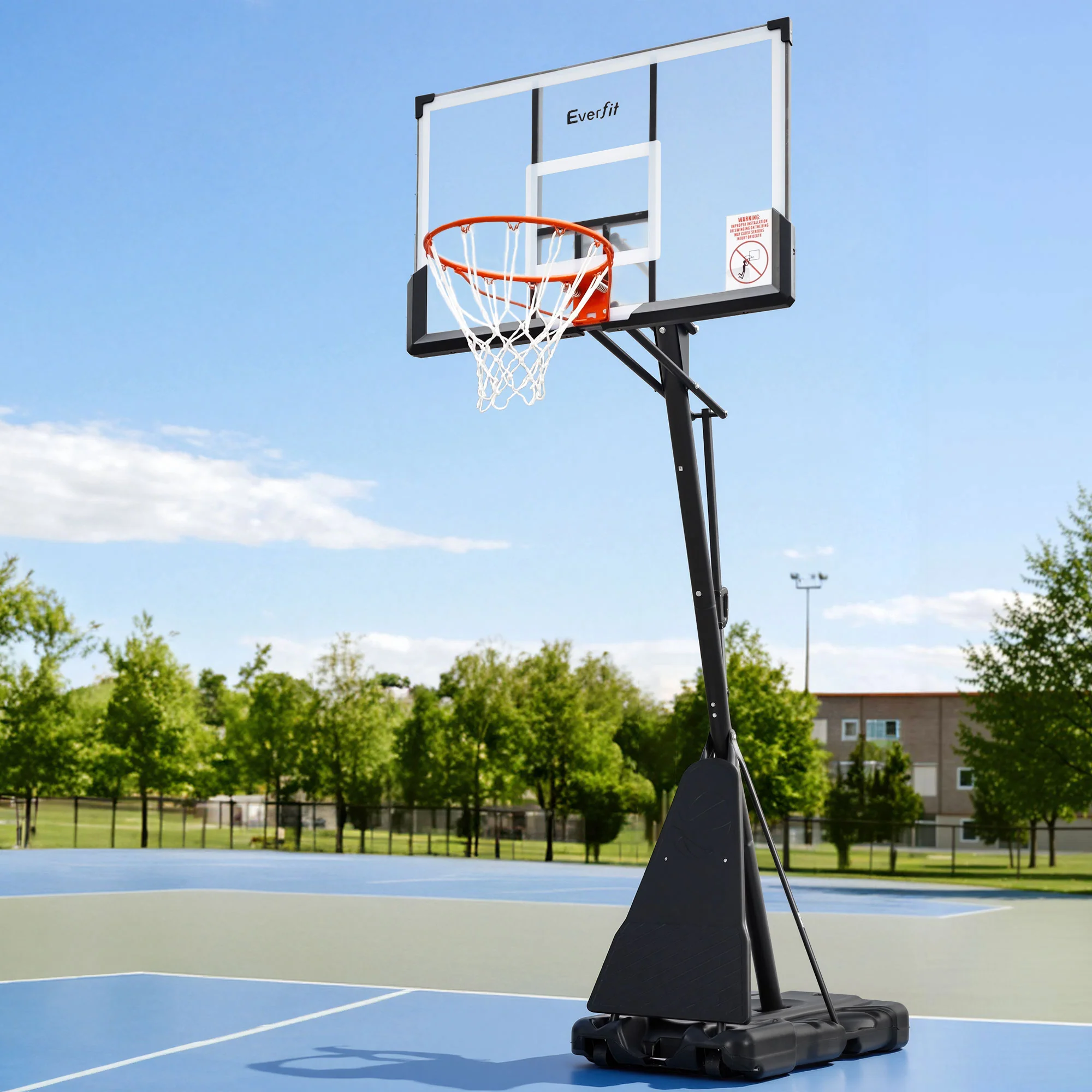 Everfit 3.05M Basketball Hoop Stand System Portable Height Adjustable Net Ring - Image 8