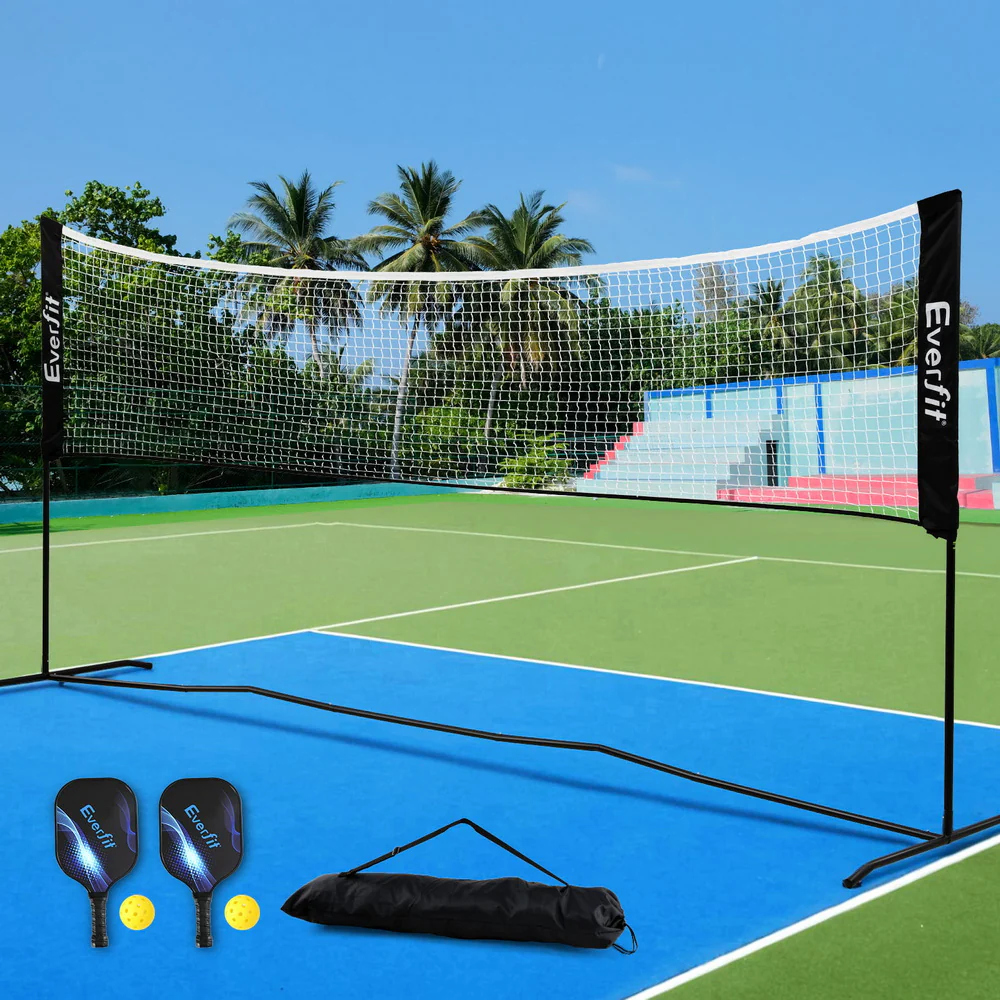 Everfit 3.6M Badminton Tennis Net Portable Volleyball Kit Adjustable Height - Image 7