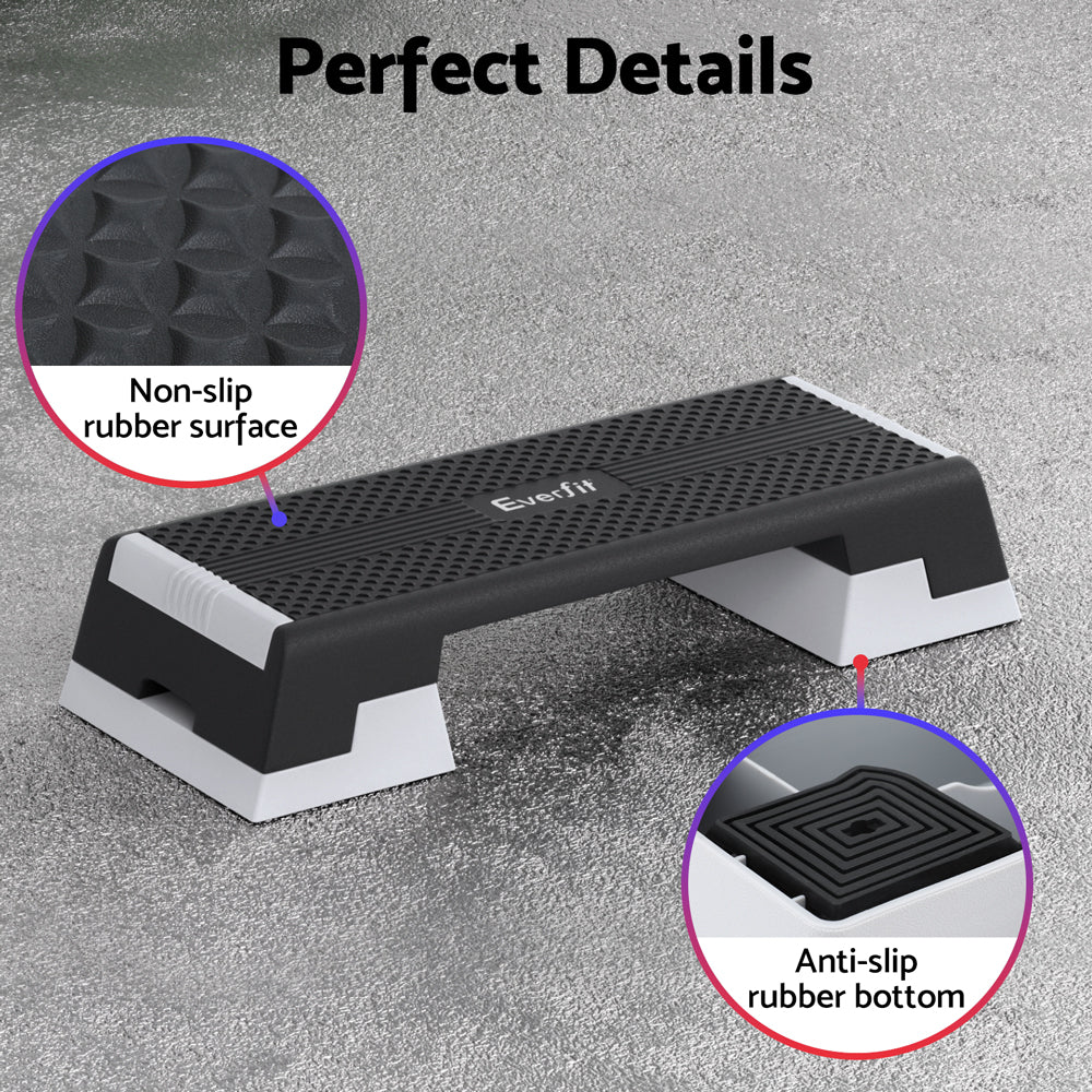 Everfit 3 Level Aerobic Step Adjustable Stepper for Home Workouts - Image 6