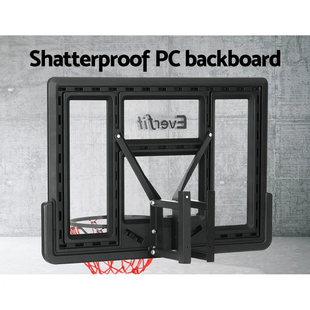 Everfit 45? Kids Basketball Hoop Backboard Wall Mounted Ring Net Sports - Image 5