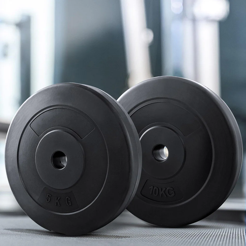 Everfit 50kg Barbell Weight Plates Standard Home Gym Press Fitness Exercise - Image 2
