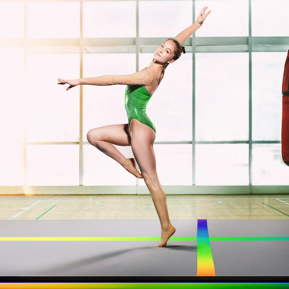 Everfit 5M Air Track Gymnastics Tumbling Exercise Mat W/ Pump Inflatable Colour - Image 8