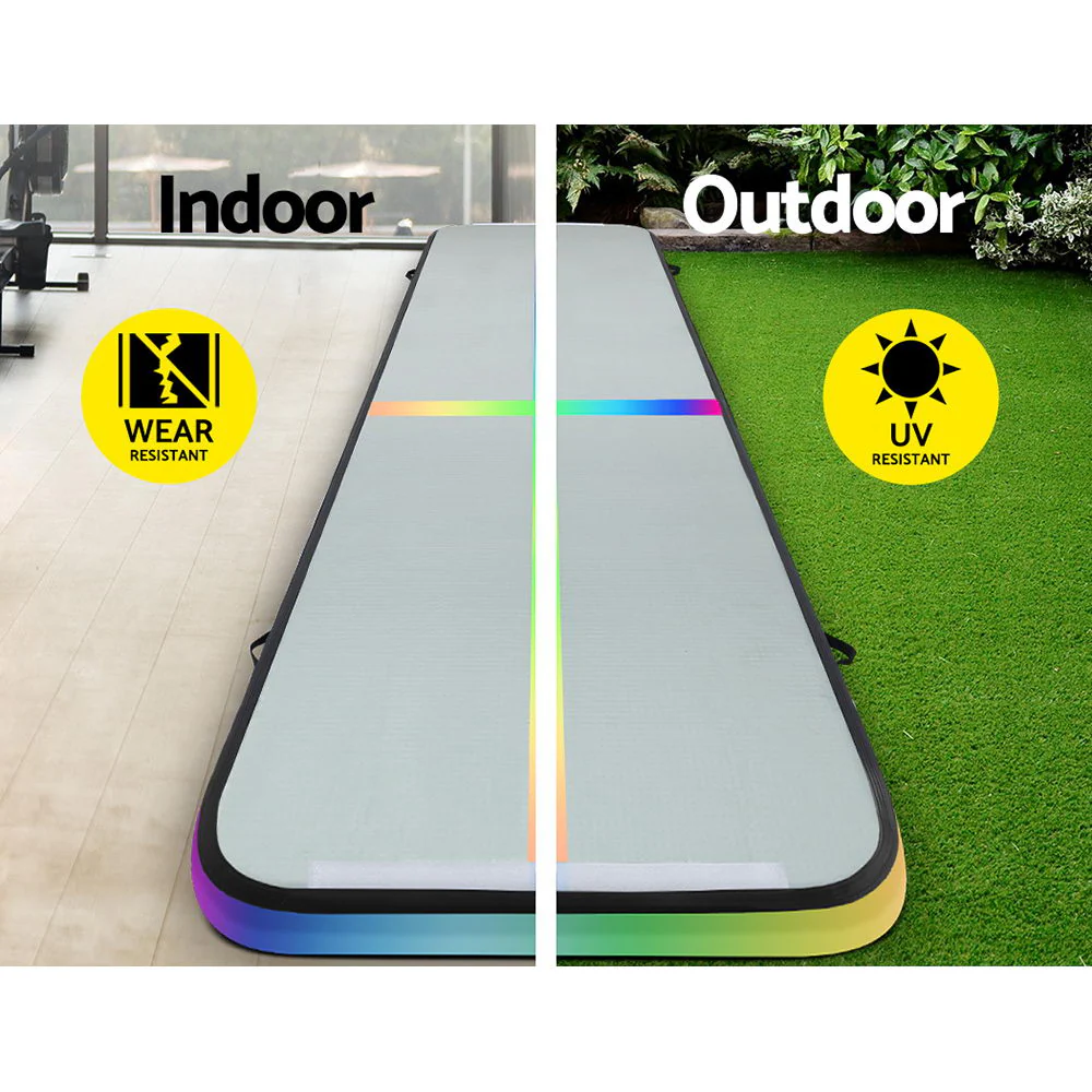 Everfit 5X1M Air Track Inflatable Tumbling Mat Gymnastics Yoga Mat - Image 6