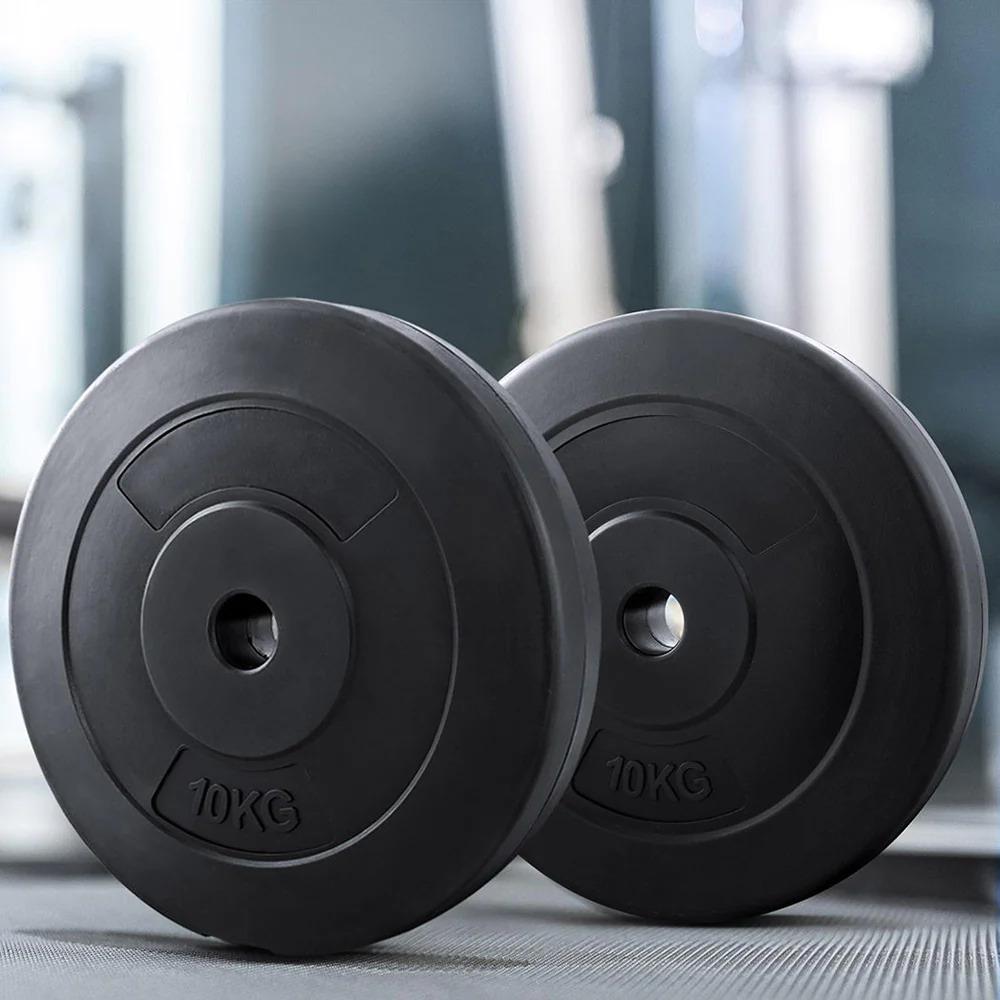 Everfit 60kg Barbell Weight Plates Standard Home Gym Press Fitness Exercise - Image 2