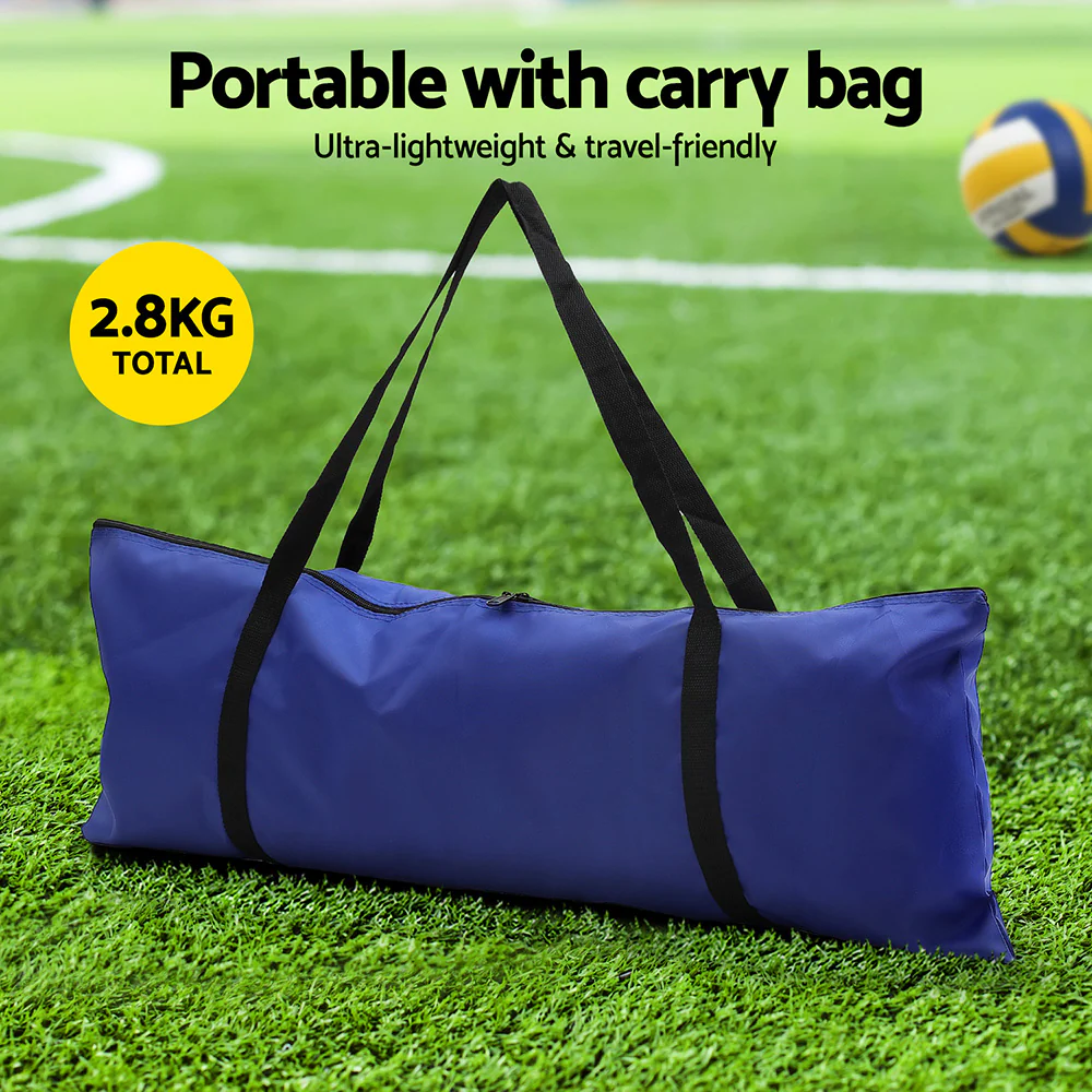 Everfit 6M Portable Volleyball Net Set Adjustable Height Multi-Sport Net with Ball and Bag - Image 6
