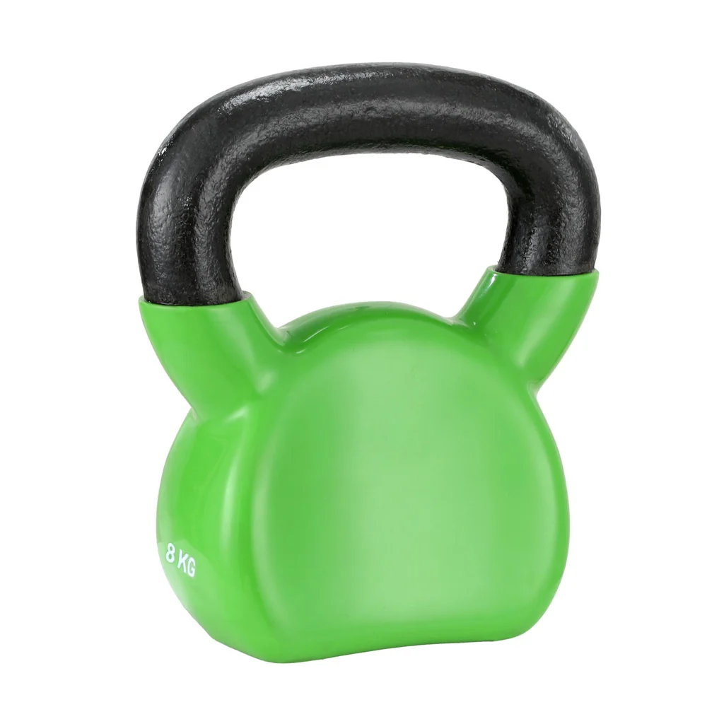 Everfit 8kg Kettlebell Set Weightlifting Bench Dumbbells Kettle Bell Gym Home - Image 4