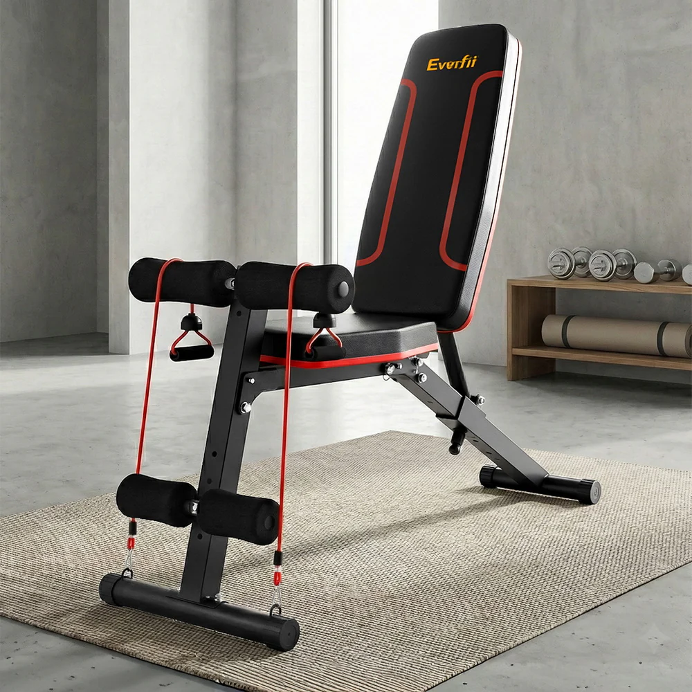 Everfit Weight Bench Adjustable FID Bench Press Home Gym 150kg Capacity - Image 8