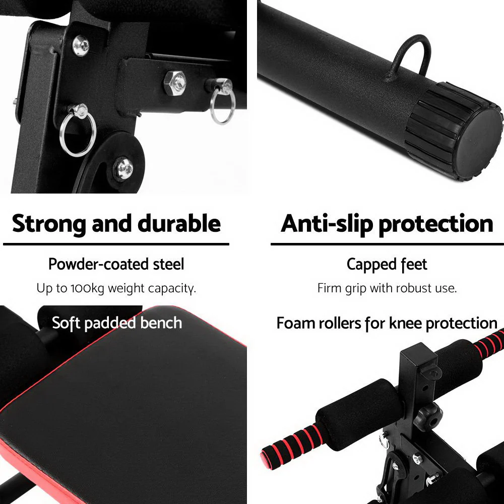 Everfit Weight Bench Sit Up Bench Press Foldable Home Gym Equipment - Image 5