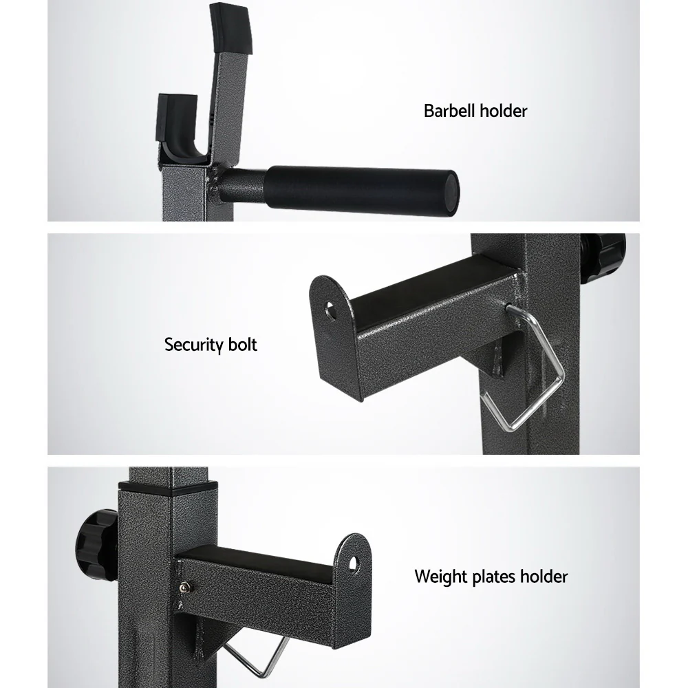 Everfit Weight Bench Adjustable Squat Rack Home Gym Equipment 300kg - Image 5