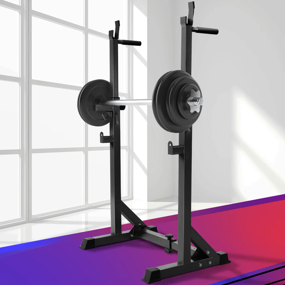 Everfit Weight Bench Adjustable Squat Rack Home Gym Equipment 300kg - Image 7