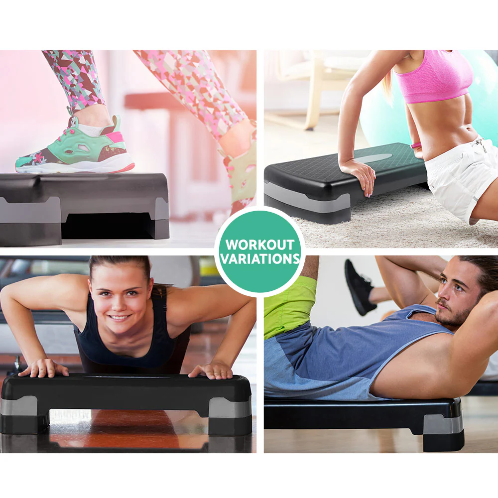 Everfit Aerobic Step Exercise Stepper Steps Home Gym Fitness Block Bench Riser - Image 6