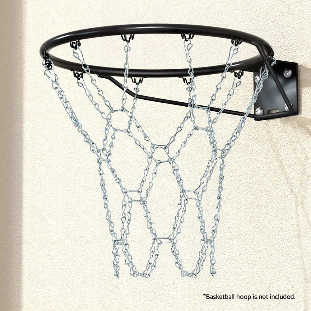 Everfit Basketball Ring Metal Braided Chain Net 12 Loop - Image 2