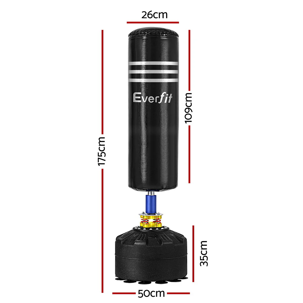 Everfit Boxing Punching Bag Stand 175CM Home Gym Training - Image 3