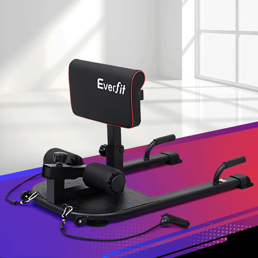 Everfit Deep Sissy Squat Weight Bench Adjustable Leg Extension Strength Training - Image 2