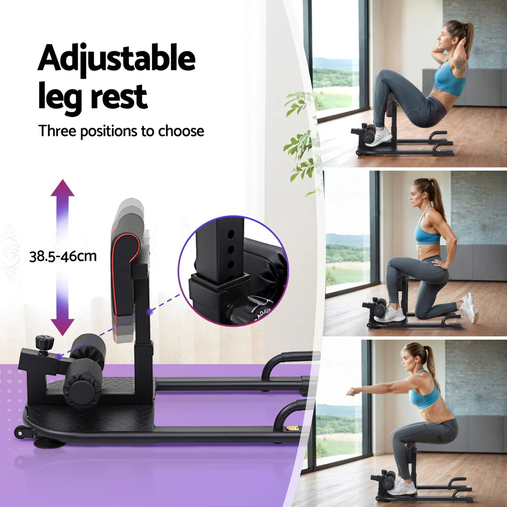 Everfit Deep Sissy Squat Weight Bench Adjustable Leg Extension Strength Training - Image 7