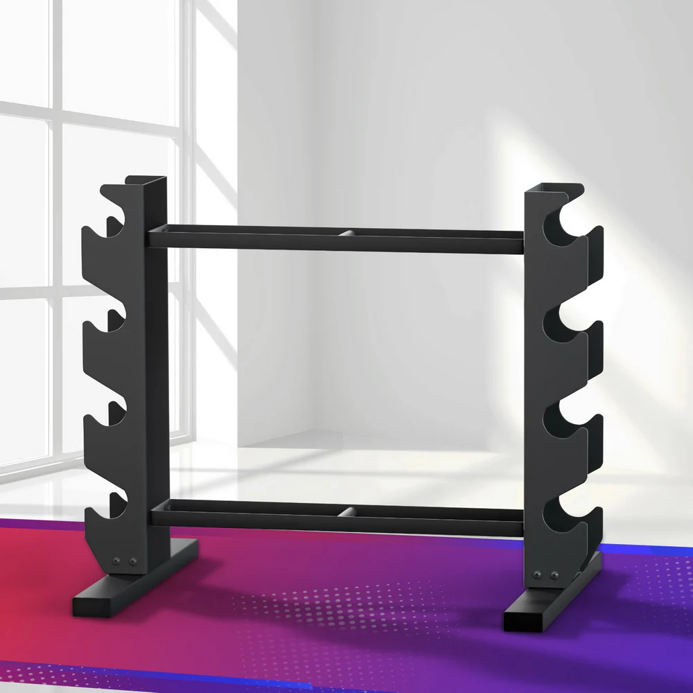 Everfit Dumbbells Rack Dumbbell Kettlebell Stand Home Gym Storage 200kg Capacity - Image 6