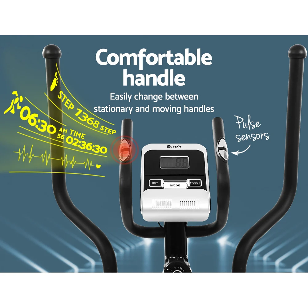 Everfit Exercise Bike Elliptical Cross Trainer Home Gym Fitness Machine 100kg - Image 6