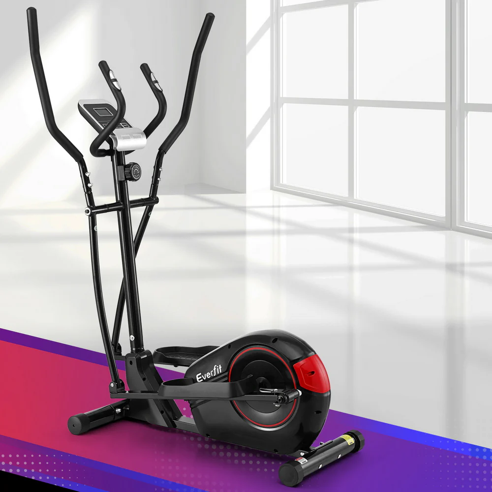 Everfit Exercise Bike Elliptical Cross Trainer Home Gym Fitness Machine LCD - Image 8