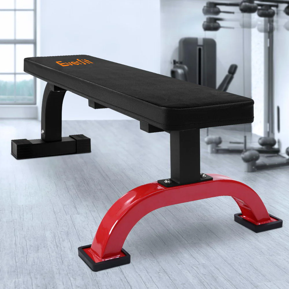 Everfit Weight Bench Flat Bench Press Home Gym Fitness 300KG Capacity - Image 7
