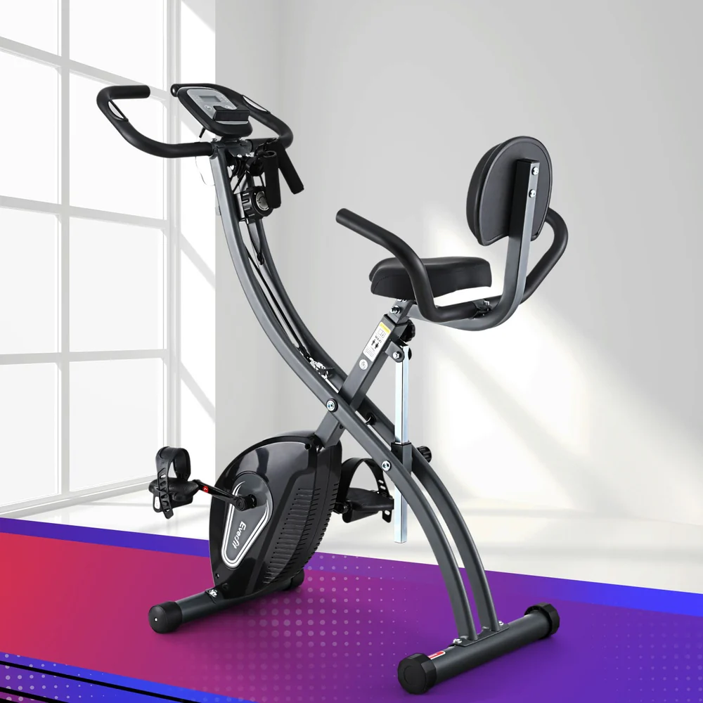 Everfit Folding Exercise Bike Magnetic X-Bike Aerobic Trainer Indoor Cycling - Image 7
