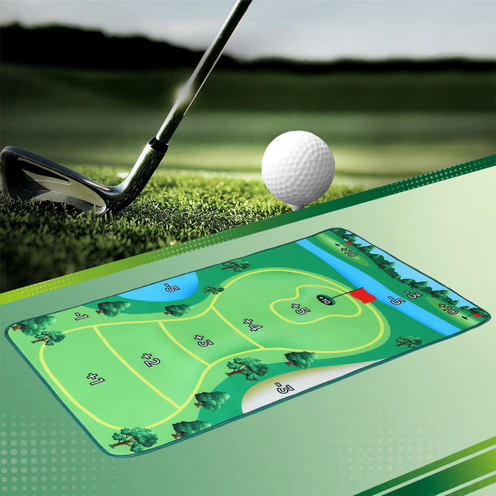 Everfit Golf Chipping Game Mat Indoor Outdoor Practice?Training Aid Set - Image 7
