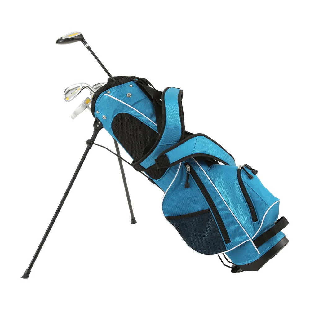 Everfit Golf Clubs Set Junior Right Handed Golf Wedges Iron Golf Stand Bag - Image 3