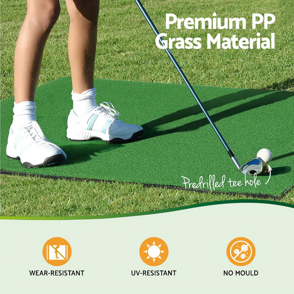 Everfit Golf Hitting Mat Portable Driving?Range Practice?Training Aid 100x125cm - Image 4