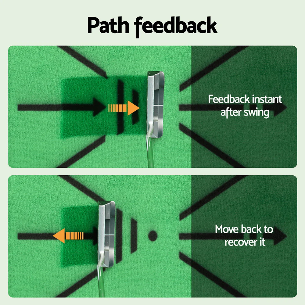 Everfit Golf Hitting Mat Training Swing Path Feedback Detection Batting 44x33cm - Image 4