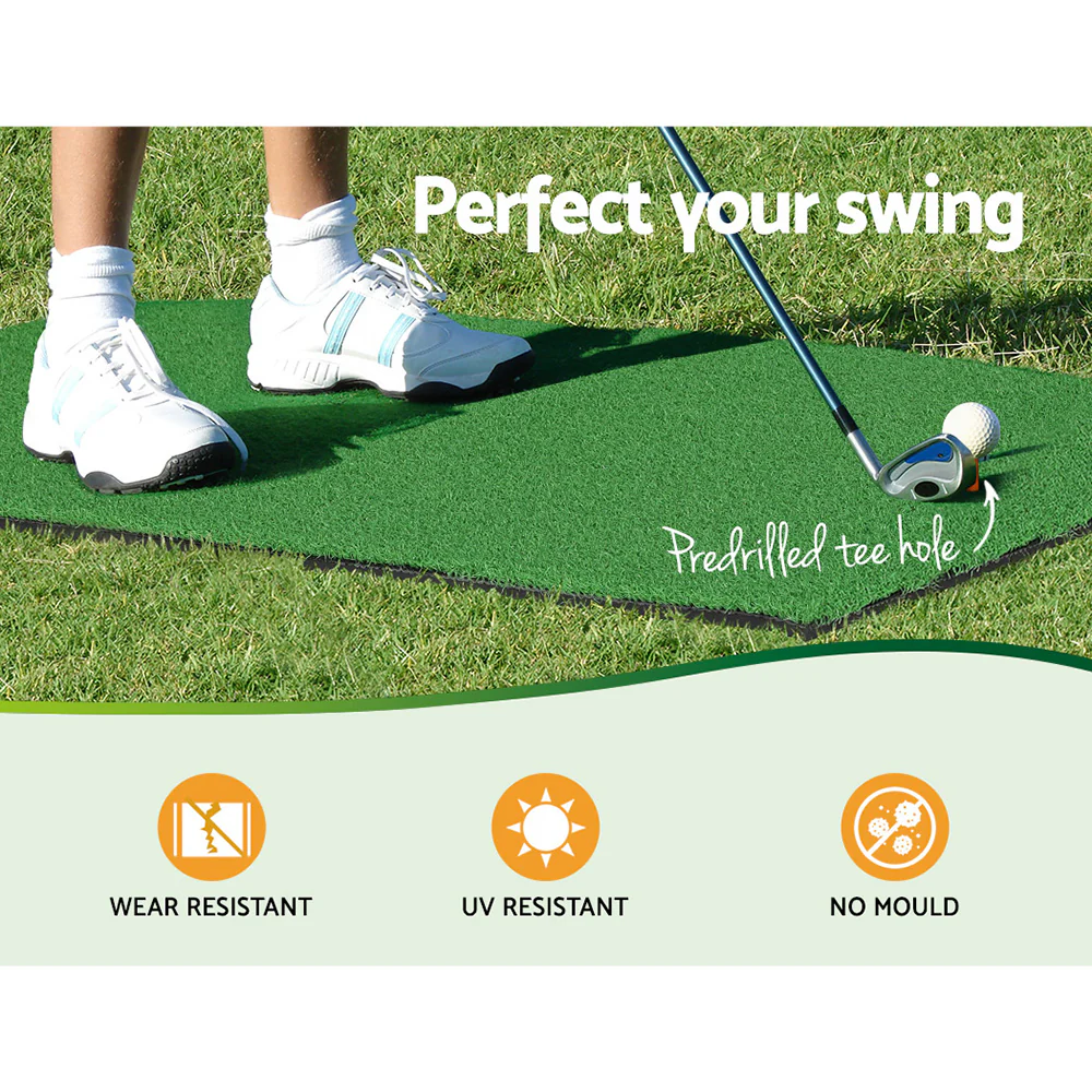 Everfit 3M Golf Practice Net And Training Mat Set Driving Target Black - Image 7