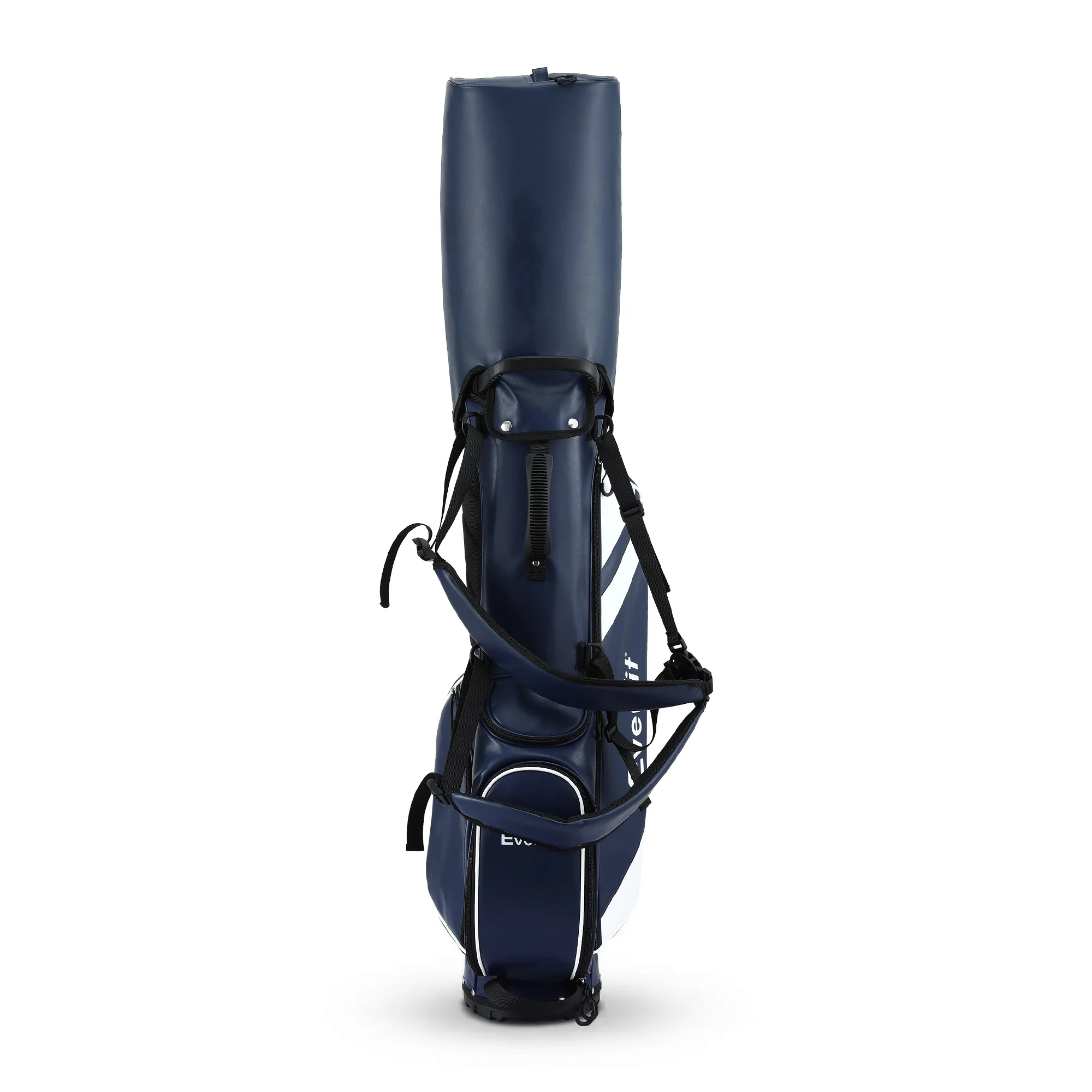 Everfit Golf Stand Bag Lightweight Carry Bag Dual Strap Club Divider Blue - Image 3