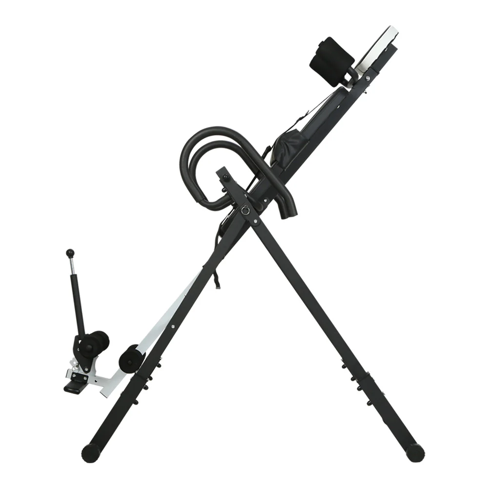 Everfit Inversion Table Gravity Exercise Inverter Back Stretcher Home Gym Grey - Image 4