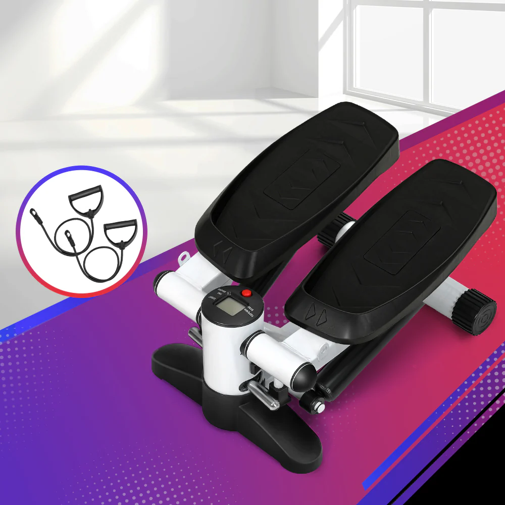 Everfit Mini Stepper Resistance Rope Aerobic Step Trainer Home Workout 150KG - Image 5