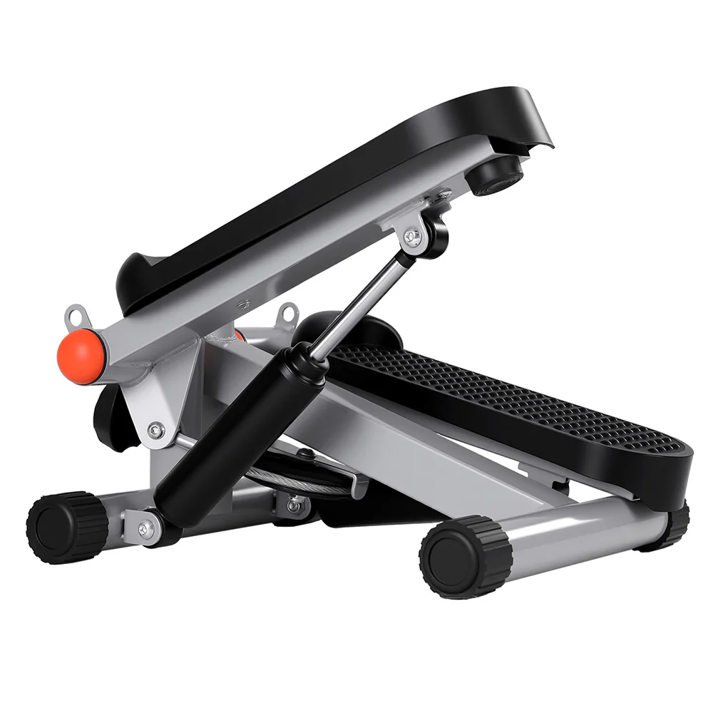 Everfit Mini Stepper with Resistance Rope Aerobic for Exercise Compact Home Workout Grey - Image 3