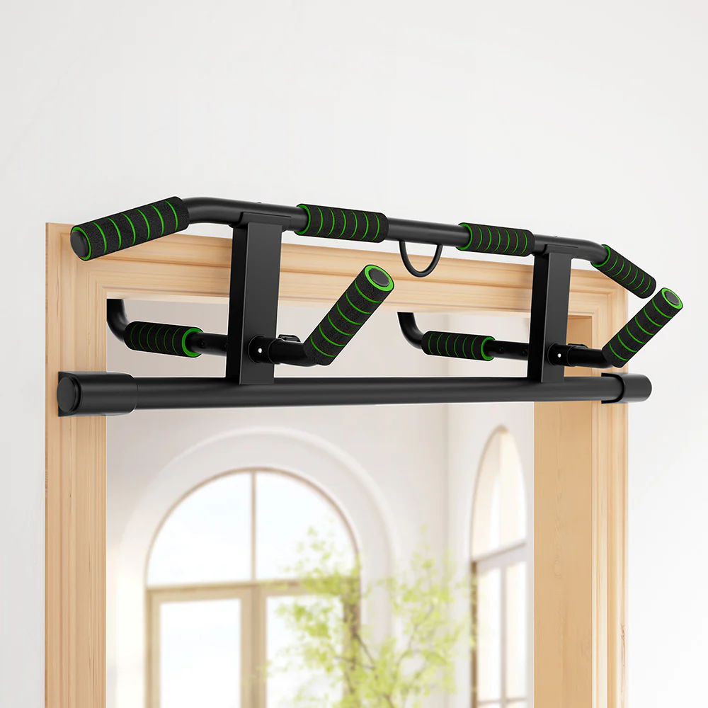 Everfit Multi-Grip Pull Up Bar Doorway Chin Up Horizontal Bar Home Gym Workout 101cm - Image 7